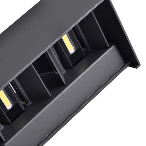 Oprawa ścienna LED V-TAC VT-8125-B-N 24W IP65 4000K 2720lm (SKU 2978) Czarny