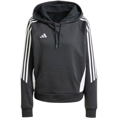 Bluza damska adidas Tiro 24 Hooded czarna IJ5607 Bluza damska adidas Tiro 24 Hooded czarna IJ5607