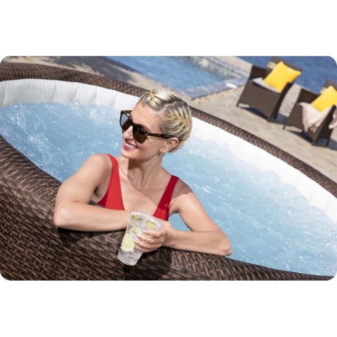 DMUCHANE SPA LAY-Z BALI BROWN 7 OSOBOWE BESTWAY 6001P