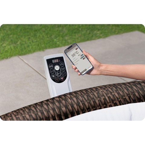 DMUCHANE SPA LAY-Z BALI BROWN 7 OSOBOWE BESTWAY 6001P
