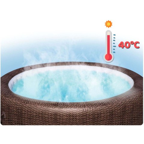 DMUCHANE SPA LAY-Z BALI BROWN 7 OSOBOWE BESTWAY 6001P