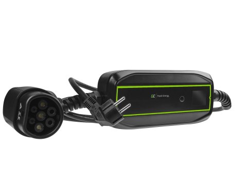 Green Cell Ładowarka Mobilna 3.6kW Schuko - Type 2 6.5m Green Cell Ładowarka Mobilna 3.6kW Schuko - Type 2 6.5m
