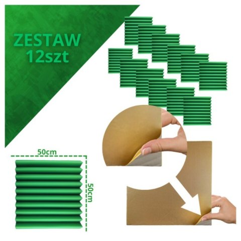 DNA AM4 GN panel akustyczny zestaw 12 szt. zielony DNA AM4 GN panel akustyczny zestaw 12 szt. zielony