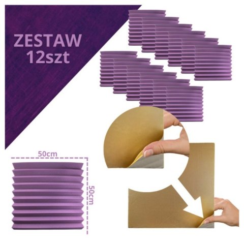 DNA AM4 PR panel akustyczny zestaw 12 szt. fioleto DNA AM4 PR panel akustyczny zestaw 12 szt. fioleto