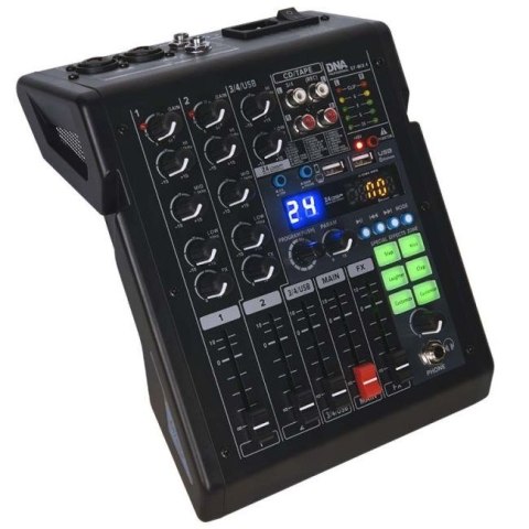 DNA EF-MIX 4 mikser audio USB MP3 Bluetooth analog DNA EF-MIX 4 mikser audio USB MP3 Bluetooth analog