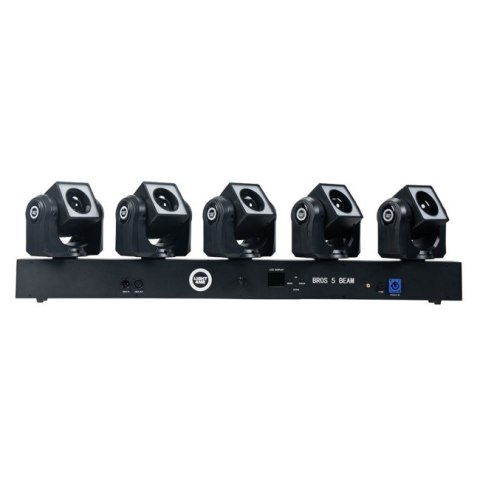LIGHT4ME BROS 5 BEAM efekt LED 5 głowic ruchomych LIGHT4ME BROS 5 BEAM efekt LED 5 głowic ruchomych