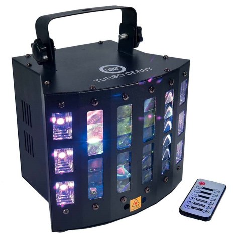 LIGHT4ME TURBO DERBY + laser + UV + strobo + pilot LIGHT4ME TURBO DERBY + laser + UV + strobo + pilot