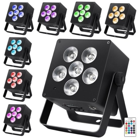 Reflektor bateryjny LIGHT4ME ACCU PAR RGBWA-UV Reflektor bateryjny LIGHT4ME ACCU PAR RGBWA-UV