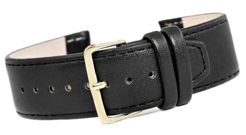 Pasek do zegarka CLASSIC - skóra 24 mm 4999-24XXL-1Z Czarny Pasek do zegarka CLASSIC - skóra 24 mm 4999-24XXL-1Z Czarny