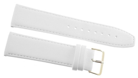 Pasek do zegarka CLASSIC - skóra 24 mm 4999-24XXL-3Z Biały Pasek do zegarka CLASSIC - skóra 24 mm 4999-24XXL-3Z Biały