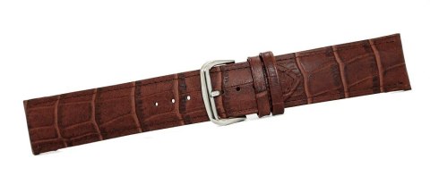 Pasek do zegarka - Skóra 24 mm 24K8 Ciemno brązowy Pasek do zegarka - Skóra 24 mm 24K8 Ciemno brązowy