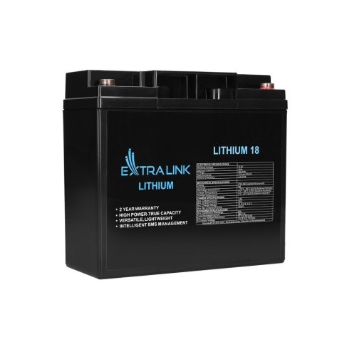 EXTRALINK AKUMULATOR LIFEPO4 12.8V 18AH EXTRALINK AKUMULATOR LIFEPO4 12.8V 18AH