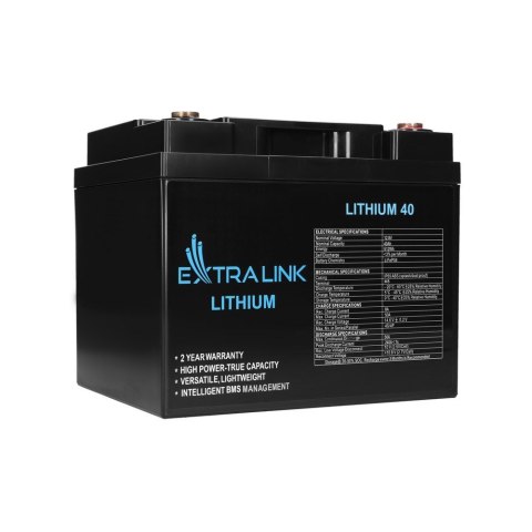 EXTRALINK AKUMULATOR LIFEPO4 12.8V 40AH EXTRALINK AKUMULATOR LIFEPO4 12.8V 40AH