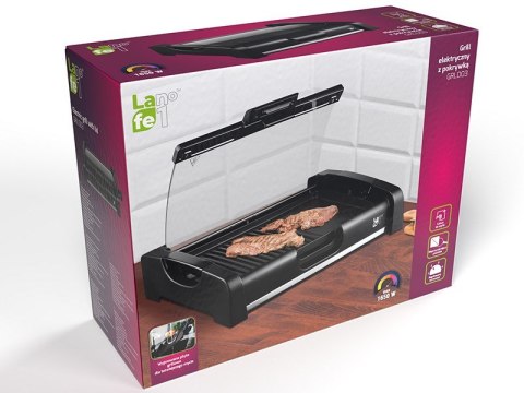 LAFE GRILL ELEKTRYCZNY Z POKRYWKĄ GRL003