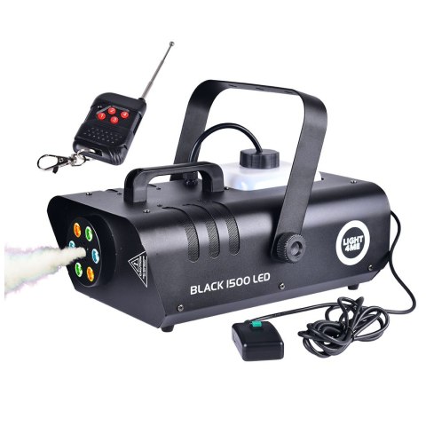 LIGHT4ME BLACK 1500 LED wytwornica dymu mgły LIGHT4ME BLACK 1500 LED wytwornica dymu mgły