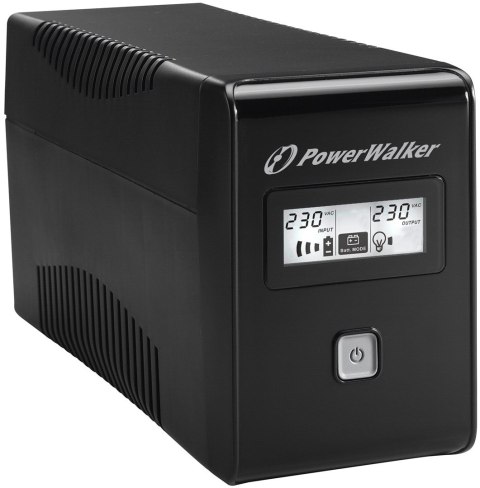 PowerWalker VI 850 LCD zasilacz UPS Technologia line-interactive 0,85 kVA 480 W PowerWalker VI 850 LCD zasilacz UPS Technologia line-interactive 0,85 kVA 480 W