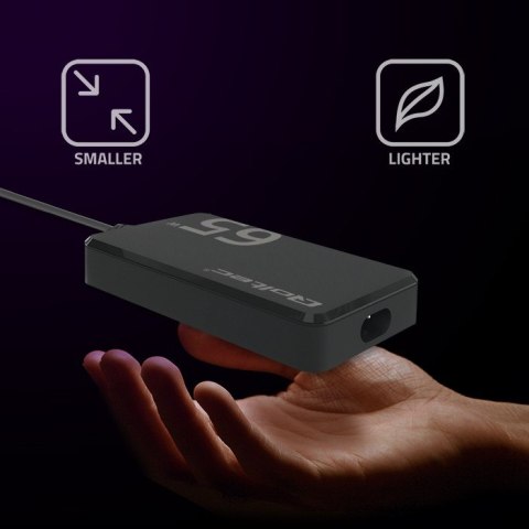 Qoltec Ładowarka sieciowa 65W GaN Super Fast SLIM | PD | 5-20V | 3.25A | USB-C 3.1 | Laptop | MacBook | Smartfon | Qoltec Ładowarka sieciowa 65W GaN Super Fast SLIM | PD | 5-20V | 3.25A | USB-C 3.1 | Laptop | MacBook | Smartfon |