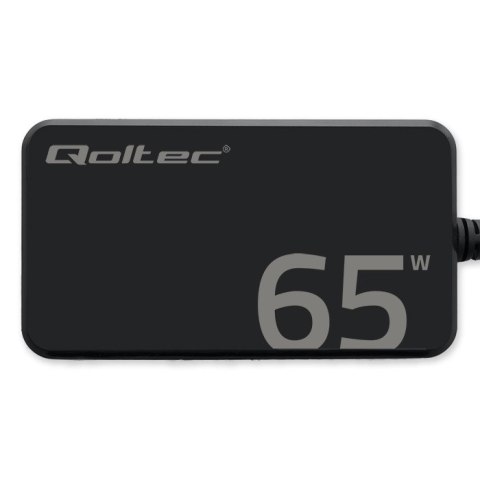 Qoltec Ładowarka sieciowa 65W GaN Super Fast SLIM | PD | 5-20V | 3.25A | USB-C 3.1 | Laptop | MacBook | Smartfon | Qoltec Ładowarka sieciowa 65W GaN Super Fast SLIM | PD | 5-20V | 3.25A | USB-C 3.1 | Laptop | MacBook | Smartfon |