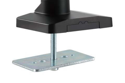 Ramię biurkowe pojedyńcze z zaciskiem 1xLCD z sprężyną gazową max. 35" i 15kg
