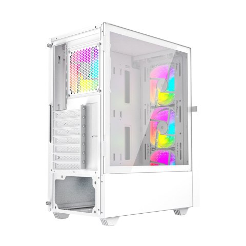 GEMBIRD OBUDOWA FORNAX 4000W MIDI-TOWER (2X USB 3.0, 1X USB 2.0, HD AUDIO, SZKLANY PANEL BOCZNY, PODŚWIETLENIE ARGB) BIAŁA GEMBIRD OBUDOWA FORNAX 4000W MIDI-TOWER (2X USB 3.0, 1X USB 2.0, HD AUDIO, SZKLANY PANEL BOCZNY, PODŚWIETLENIE ARGB) BIAŁA