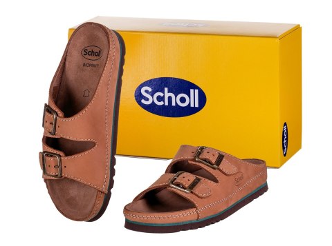 Wygodne sandały Scholl AIR BAG BACK STRAP BRĄZ 44 Wygodne sandały Scholl AIR BAG BACK STRAP BRĄZ 44