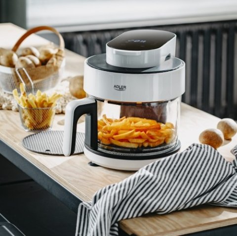 Frytkownica beztłuszczowa ze szklaną misą 3L