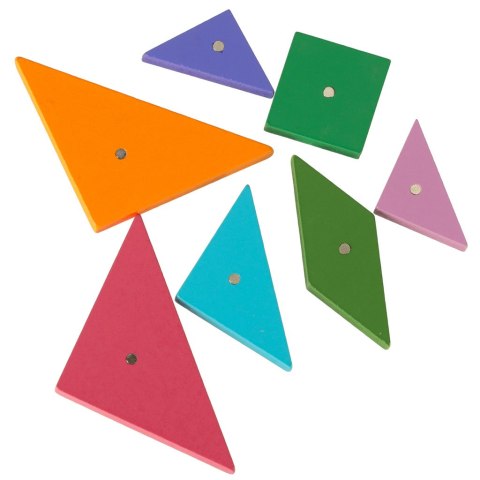Książeczka magnetyczna układanka klocki 3D tangram
