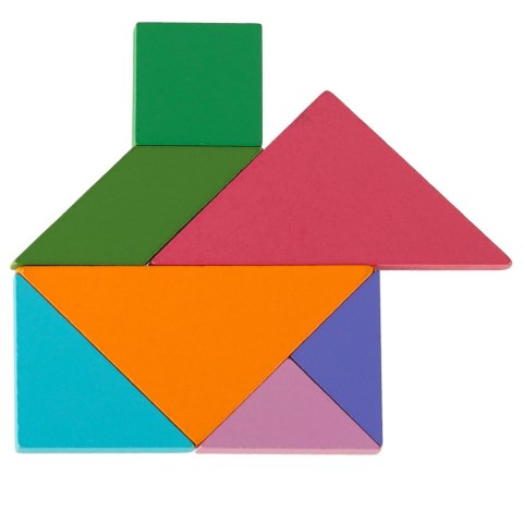 Książeczka magnetyczna układanka klocki 3D tangram