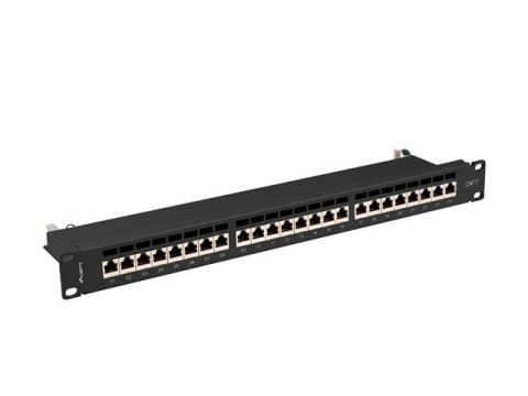 LANBERG PATCH PANEL 19" 24 PORT 1U KAT.7 FTP CZARNY PPS7-1024-B LANBERG PATCH PANEL 19" 24 PORT 1U KAT.7 FTP CZARNY PPS7-1024-B