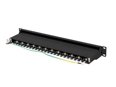 LANBERG PATCH PANEL 19" 24 PORT 1U KAT.7 FTP CZARNY PPS7-1024-B LANBERG PATCH PANEL 19" 24 PORT 1U KAT.7 FTP CZARNY PPS7-1024-B