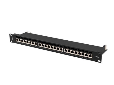 LANBERG PATCH PANEL 19" 24 PORT 1U KAT.7 FTP CZARNY PPS7-1024-B LANBERG PATCH PANEL 19" 24 PORT 1U KAT.7 FTP CZARNY PPS7-1024-B