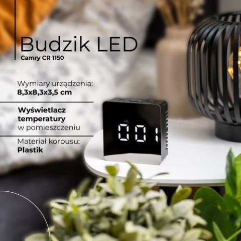 Budzik LED
