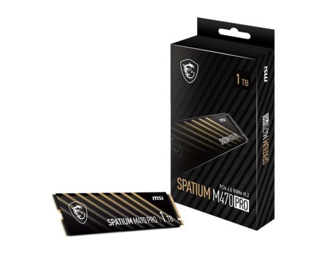 Dysk SSD MSI SPATIUM M470 Pro 1TB PCIe 4.0 NVMe M.2 2280 Dysk SSD MSI SPATIUM M470 Pro 1TB PCIe 4.0 NVMe M.2 2280