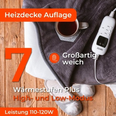 Elektryczny koc nakładany z czasomierzem (1) super miękki Elektryczny koc nakładany z czasomierzem (1) super miękki