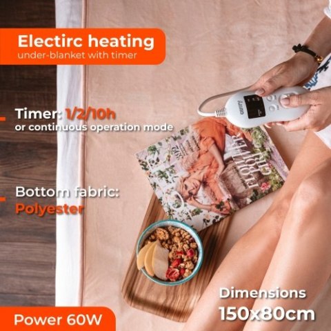 Elektryczny koc podkładowy z czasomierzem (1)