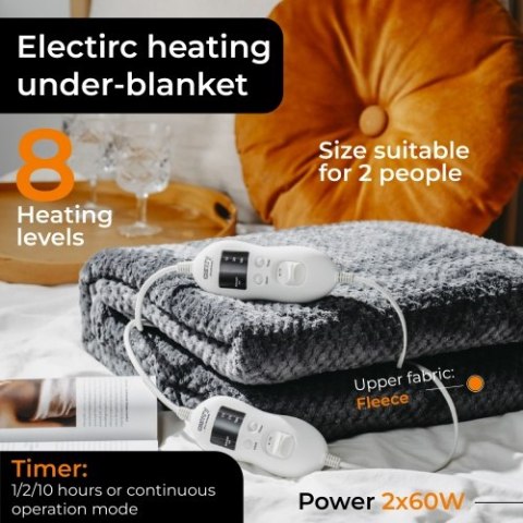 Elektryczny koc podkładowy z czasomierzem (2)