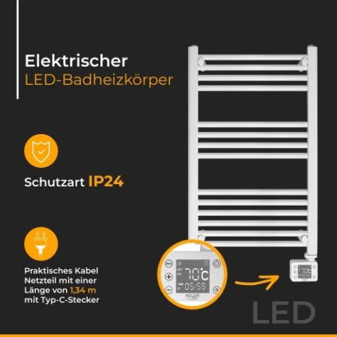 Grzejnik łazienkowy elektryczny LED