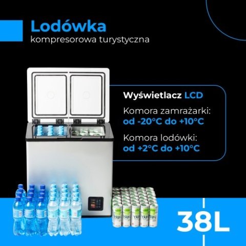 Lodówka kompresorowa turystyczna 38L