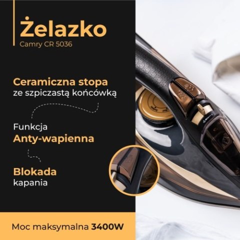 Żelazko parowe 3400W Żelazko parowe 3400W
