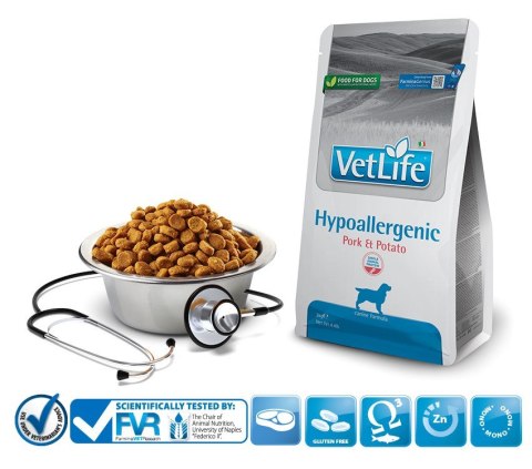FARMINA VET LIFE NAT DOG HYPO PORK POTATO ADULT 2kg FARMINA VET LIFE NAT DOG HYPO PORK POTATO ADULT 2kg