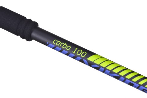 Kije Viking Carbo Lite Trekking czarno/limonkowe
