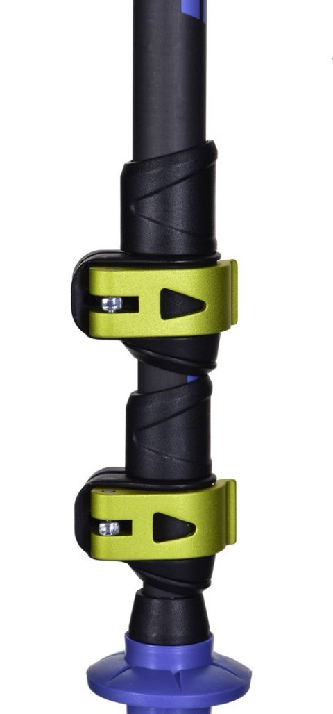 Kije Viking Carbo Lite Trekking czarno/limonkowe