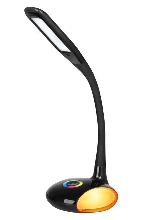 Nowoczesna lampka na biurko wielokolorowa RGB LED Activejet VENUS RGB czarna z funkcją oświetlenia nocnego Nowoczesna lampka na biurko wielokolorowa RGB LED Activejet VENUS RGB czarna z funkcją oświetlenia nocnego