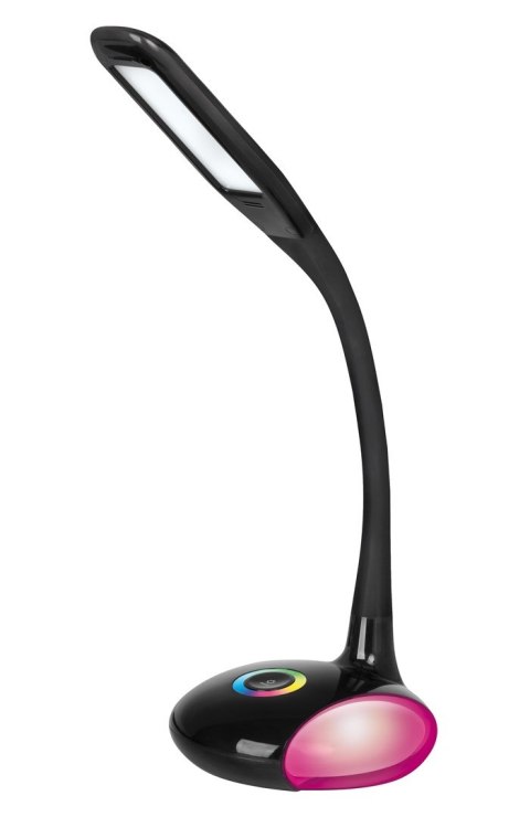 Nowoczesna lampka na biurko wielokolorowa RGB LED Activejet VENUS RGB czarna z funkcją oświetlenia nocnego Nowoczesna lampka na biurko wielokolorowa RGB LED Activejet VENUS RGB czarna z funkcją oświetlenia nocnego