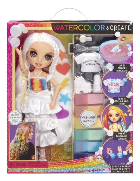 Rainbow High Watercolor & Create Fashion Doll Brown Eyes