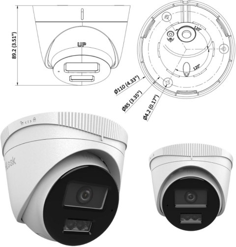 Kamera IP Hilook by Hikvision IPCAM-T8-30DL 2.8mm Kamera IP Hilook by Hikvision IPCAM-T8-30DL 2.8mm