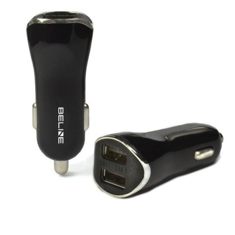 Ładowarka BELINE 2x USB 2.0 Czarny Beline0006 Ładowarka BELINE 2x USB 2.0 Czarny Beline0006