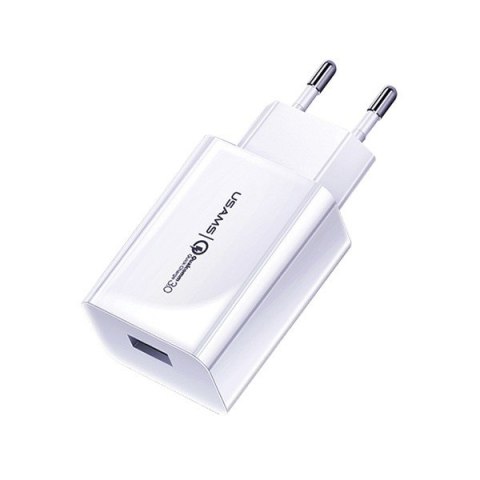 Ładowarka sieciowa USAMS USA000445(1x USB 3.03000mA12V) Ładowarka sieciowa USAMS USA000445(1x USB 3.03000mA12V)