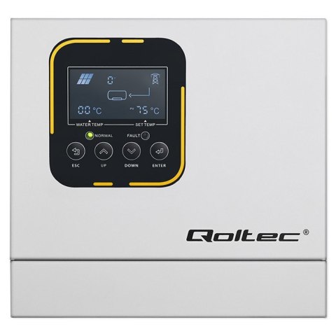 Przetwornica solarna do grzania wody Qoltec ECO Solar Boost | MPPT | BYPASS | LCD | 4kW