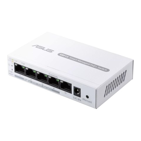 Switch zarządzalny Asus ExpertWiFi EBP15 5x1GbE PoE+ 60W Switch zarządzalny Asus ExpertWiFi EBP15 5x1GbE PoE+ 60W